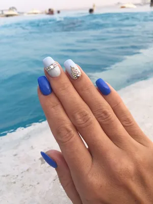 Идеи для маникюра на отдых. Маникюр на море. Nail design | Гвоздь, Ногти,  Маникюр