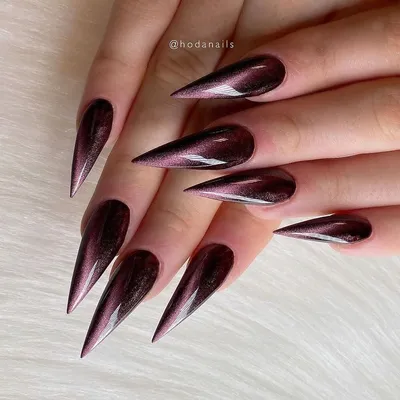 острая форма ногтей | Acrylic nail designs, Nails, Gel nails