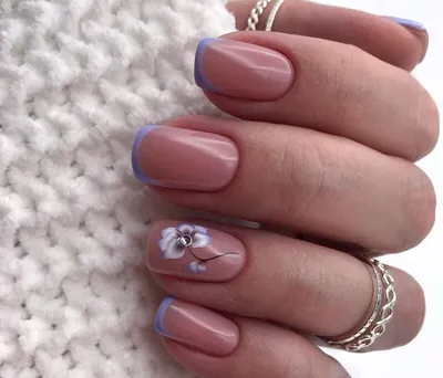 Нежный маникюр! | Neutral nails, Short acrylic nails, Beautiful nail designs