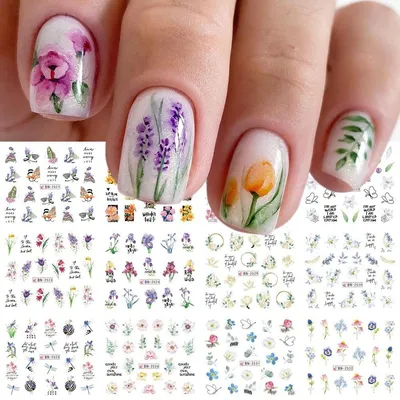 Нежный дизайн ногтей гель-лаком: цветы, линии, блёстки (ФОТО): читать на  Golos.ua
