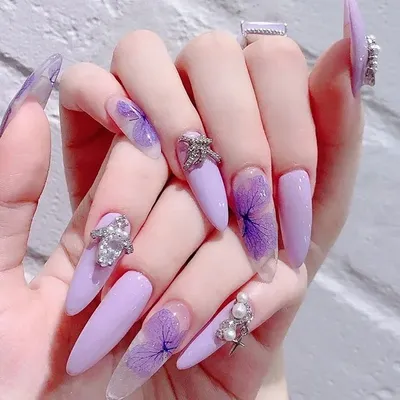Цветы на ногтях Дизайн ногтей