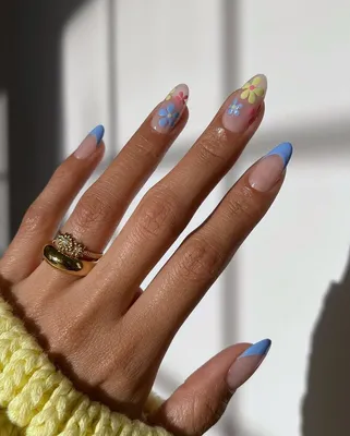 120+ Oval shaped French tip nails 2018 | Ногти, Дизайнерские ногти,  Золотистые ногти