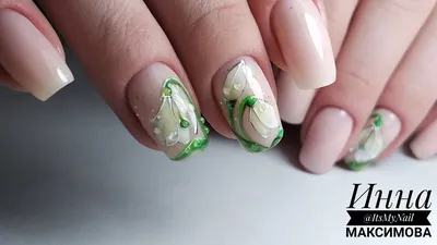 ❤ НЕВЕРОЯТНАЯ красота ❤ ВЕСЕННИЙ дизайн ногтей ❤ MASURA ❤ ПОШАГОВО  ПОДСНЕЖНИКИ на ногтях ❤ - YouTube