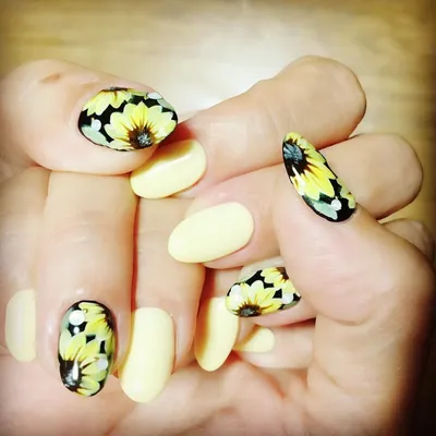 IB.DI NAILS Слайдер дизайн COLORFUL №29 подсолнухи, цена 69 руб, купить в  Москве. Доставка по России!