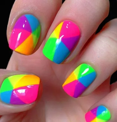 Nail Art LGBT Маникюр Радуга | Маникюр, Дизайнерские ногти, Ногти