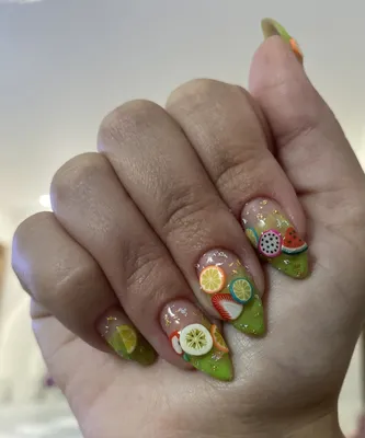 Новинка 1000 шт./упак. ногтей 3D кусочки фруктов Полимерная глина DIY  кусочек декоративная наклейка для ногтей смешанный стиль на выбор |  AliExpress