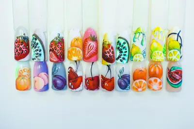 Курс «Дизайн ногтей «ART-FRUIT» (фрукты) - Академия красоты «Елены  Малиновской» в Сочи