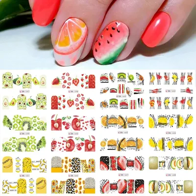 Фимо-фигурки фрукты для дизайна ногтей, ассорти (ID#1385251368), цена: 56  ₴, купить на Prom.ua
