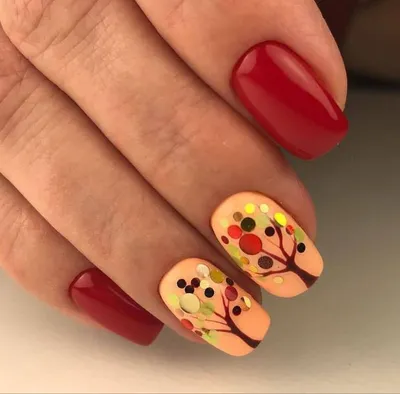 awesome Яркий маникюр с камифубиками — Лучшие идеи оригинального дизайна |  Fall nail art designs, Fall nail designs, Nail art designs