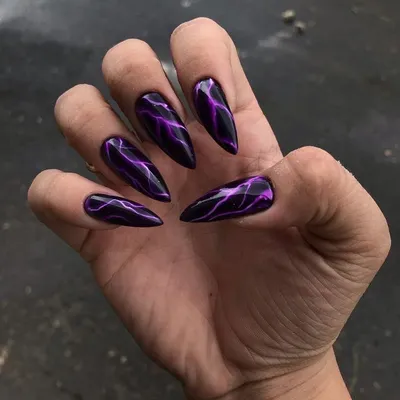 💅🏼 ТРЕНДОВЫЙ МАНИКЮР on Instagram: “Подпишись 👉 @manicureideasss 👈  Оцените маникюр от 1 до 100😎 Как вам такой маникю… | Purple nails, Gel  nails, Stylish nails