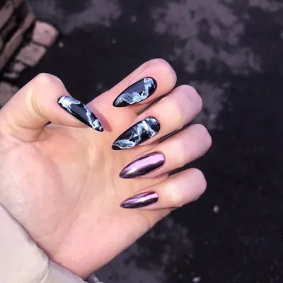 Маникюр Молния в домашних условиях Electric Lightning Storm Nail Art –  Видео Dailymotion