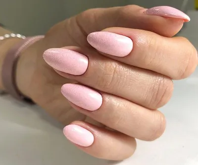 Накладные ногти с розовым миндальным напылением, 24 шт., простой блеск во  французском дизайне, носимые накладные ногти с волнистым покрытием,  накладные ногти с полным покрытием, накладные ногти | AliExpress