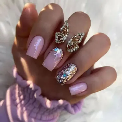 Лучшие идеи маникюра со стразами - статьи компании «Интернет-магазин \"New  Style Nails\"»