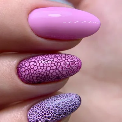Маникюр пеной. Bubbly Nails пенный дизайн ногтей. | НогтиТочка | Дзен