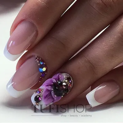 Маникюр с цветами: лучшие рисунки на ногтях (фото) | Flower nails, Nails,  Floral nails