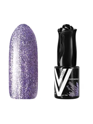 Купить гель-лак для ногтей с блестками Vogue Nails плотный с фольгой и  поталью, сиреневый, 10 мл, цены на Мегамаркет | Артикул: 100027048043