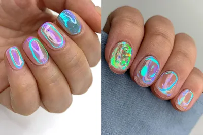 Aurora Nails: секреты красоты самого трендового дизайна года и способы его  создания