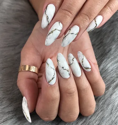 Дизайн ногтей в белом цвете фото фото
