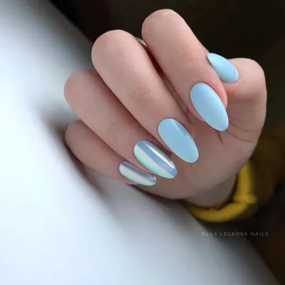 Дизайн ногтей в голубых тонах фото фото