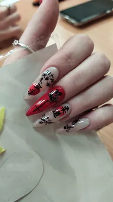 Маникюр | Дизайнерские ногти, Маникюр в японском стиле, Маникюр со  снежинками
