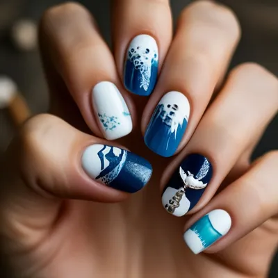 Маникюр на море 2021: модные тенденции и новинки фото | Beach nails,  Manicure, Trendy nails