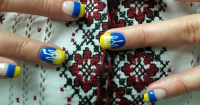 Патриотический маникюр: идеи дизайна ногтей в украинском стиле