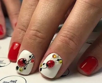 Наклейки на ногти в японском стиле, самоклеящиеся покрытия для ногтей, 14  наконечников, новогодние, в полоску, с водостойкий лак для ногтей цветами,  для дизайна ногтей | AliExpress