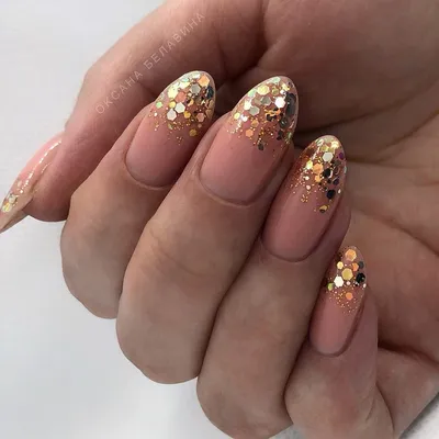 Золотой маникюр 2024-2025, модные ногти с золотом, фото ledysoveti.ru | Wow  nails, Kylie nails, Nails