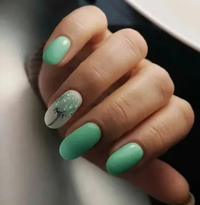 Дизайн ногтей зеленого цвета фото фото