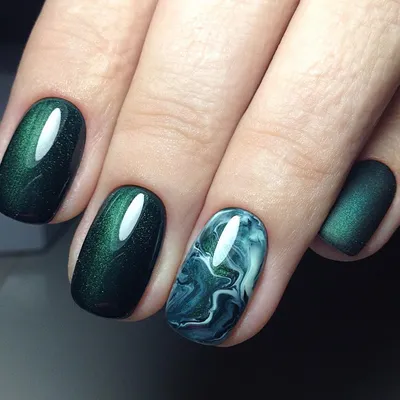 Как смотрится зеленый лак на ногтях. Фото дизайна ногтей с зеленым лаком