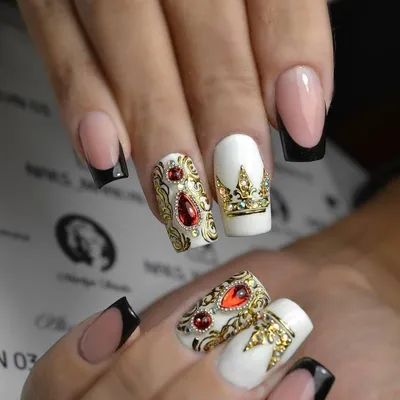 Жидкий камень на ногтях | Nailsart