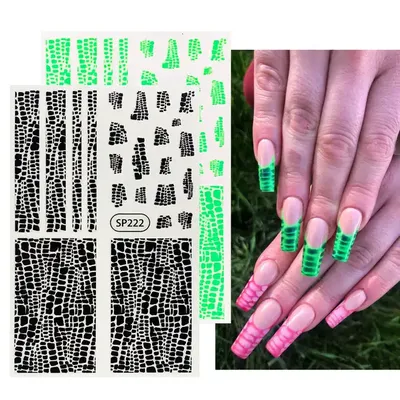 Фольга для дизайна ногтей \"Змея\", 0,5м, F60 купить в Харькове, Украине |  Idea-Nails