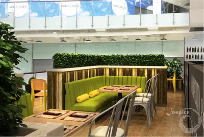Дизайн заведений общественного питания - разработка дизайн проекта общепита  под ключ, фото столовых быстрого питания | INSPIREGROUP