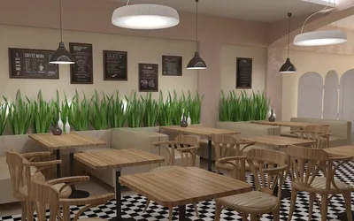 Дизайн кафе и ресторанов в стиле хай-тек - BORISSTUDIO