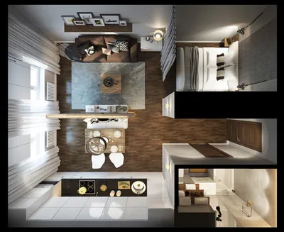Дизайн интерьера квартиры в хрущевке: красивые идеи оформления и  обустройства