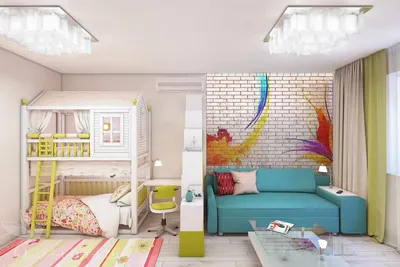 Зонирование однокомнатной квартиры для родителей с ребенком | Квартирные  идеи, Дизайн дома, Интерьер