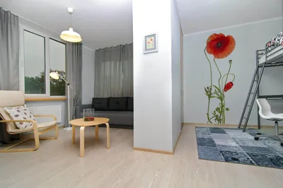 Дизайн двухкомнатной квартиры для семьи с двумя детьми. Лайм — Roomble.com