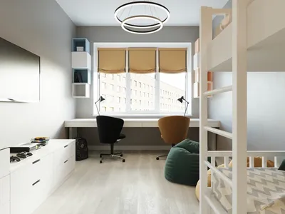 Функциональный дизайн однокомнатной квартиры для семьи с ребенком - Царство  гармонии