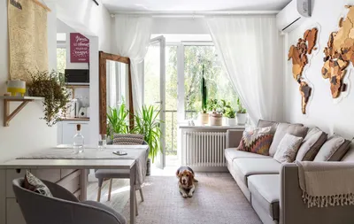 Дизайн однокомнатной квартиры хрущевки – 60 полезных идей - Уютный дом