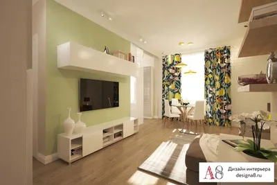Дизайн (design) квартиры 70 кв. м | Интерьер квартиры в семьдесят метров от  студии «А8»