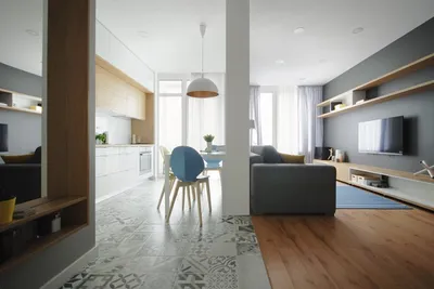 Дизайн интерьера кухни-гостиной 50 кв.м | Блог L.DesignStudio