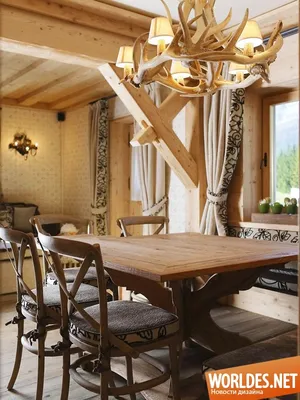 Дом в деревенском стиле: деревянные загородные дома в деревенском стиле -  Holz House