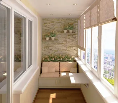 Дизайн балкона: идеи, как оформить, обустроить и украсить лоджию в  квартире, фото интерьеров