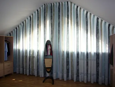 Мансардные шторы (110 фото дизайна) - варианты идеального оформления и  сочетания