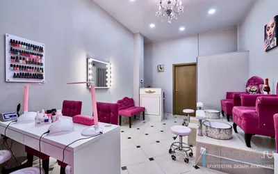 Интерьер студии красоты | Decoração de sala comercial, Decoração salão de  beleza, Decoração de salão de manicure