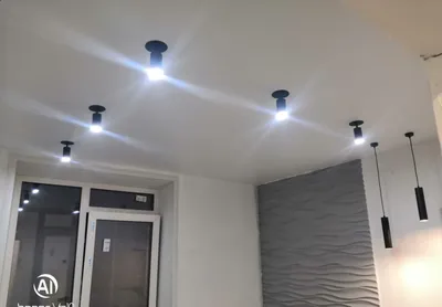 Дизайн светильников на натяжном потолке фото фото