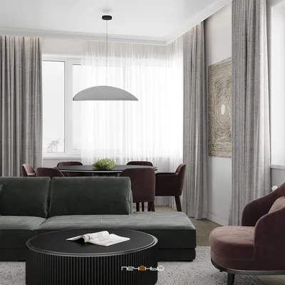 Приятный светлый интерьер гостиной. Как вам дизайн? Автор: @na6pietrze |  Instagram