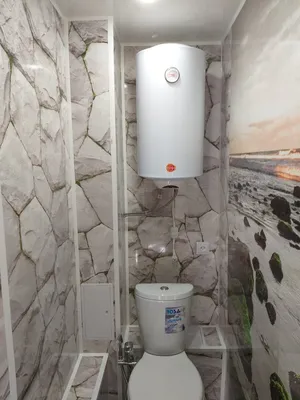 Делаю туалет пластиковыми панелями. Ремонт туалета с очень кривыми стенами  - YouTube