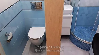 Ремонт туалета пластиковыми панелями ПВХ - цена в Москве
