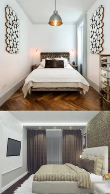 Дизайн интерьера маленькой спальни: как сделать ее уютной и функциональной  [88 фото]
